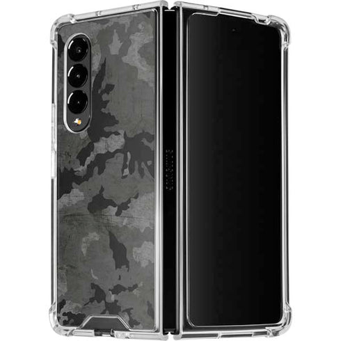 Digital Camo Galaxy Z Fold4 5G Clear Case